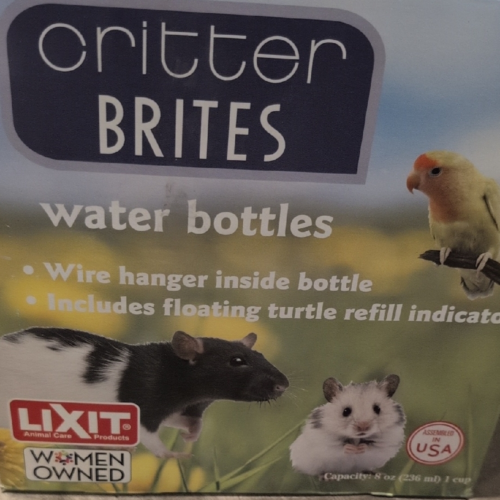 Critter Brites Water Bottle - Blue